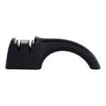 Chef's Choice 4640100Chef'sChoice 464 Pronto Diamond Hone Manual Knife Sharpener For Serrated and Straight Knives Diamond Abrasives Easy and Secure Grip Compact Design Made in USA, 2-Stage, Black