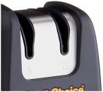 Chef's Choice 4640100Chef'sChoice 464 Pronto Diamond Hone Manual Knife Sharpener For Serrated and Straight Knives Diamond Abrasives Easy and Secure Grip Compact Design Made in USA, 2-Stage, Black