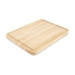 KitchenAid Classic Rubberwood Cutting Board with Perimeter Trench, Reversible Chopping Board, 11-inch x 14-Inch, Natural