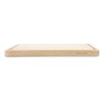 KitchenAid Classic Rubberwood Cutting Board with Perimeter Trench, Reversible Chopping Board, 11-inch x 14-Inch, Natural