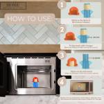 Maison de Blanc HOME Angry Mama Microwave Oven Steam Cleaner | Effortless Microwave Cleaner with Vinegar & Water | Fun, Effective Way to Disinfect & Remove Stains in Minutes