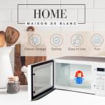 Maison de Blanc HOME Angry Mama Microwave Oven Steam Cleaner | Effortless Microwave Cleaner with Vinegar & Water | Fun, Effective Way to Disinfect & Remove Stains in Minutes