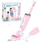 Kids Vacuum Cleaner Toy Set for Toddlers - 2PCS Toy Vacuum Sets for Toddlers 3+ Toddler Vacuum Toy That Works with Sound Effects, Baby Play Vacuum Pretend Role Play Household Housekeeping