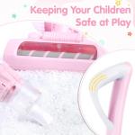 Kids Vacuum Cleaner Toy Set for Toddlers - 2PCS Toy Vacuum Sets for Toddlers 3+ Toddler Vacuum Toy That Works with Sound Effects, Baby Play Vacuum Pretend Role Play Household Housekeeping