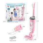 Kids Vacuum Cleaner Toy Set for Toddlers - 2PCS Toy Vacuum Sets for Toddlers 3+ Toddler Vacuum Toy That Works with Sound Effects, Baby Play Vacuum Pretend Role Play Household Housekeeping