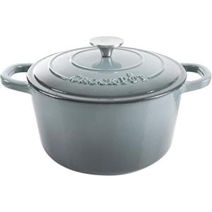 5 Quart Slate Gray Enameled Cast Iron Dutch Oven