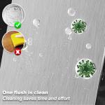 BLOCE Cutting Board for Kitchen, Mini Stainless Steel Non Stick Chopping Board, Upgrade Double Sided Food-Grade Stainless Steel Board for Kitchen for Meat Cheese Vegetable (Mini)
