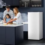 Antarctic Star 6.0 Cu.ft Upright Freezer, Small Stand Up Freezer with Adjustable Thermostat, Removable Glass Shelves, for Bedroom/Home/Dorms,White