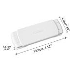 EUDEMON 1 Pack Latest French Fridge Lock French Door Refrigerator/Freezer Lock Apply to Max 3.54"(90mm) Two Door Gap Distance for Kids & Babies,Easy to Install no Tools Need or Drill (White)
