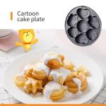 KOLENSA Donut Maker, 3 in 1 Electric Cartoon Snack Cake Machine，Waffle Sandwich Detachable Dessert Toaster, with 3 Removable Interchangeable Non Stick Plates, Breakfast Afternoon Tea Use