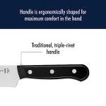 HENCKELS Solution Razor-Sharp 8-inch Bread Knife, Cake Knife, German Engineered Informed by 100+ Years of Mastery, Black/Stainless Steel