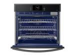 SAMSUNG 30" Single Wall Oven with Steam Cook, Matte Black Steel, NV51CG600SMTAA