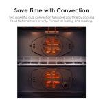 SAMSUNG 30" Single Wall Oven with Steam Cook, Matte Black Steel, NV51CG600SMTAA