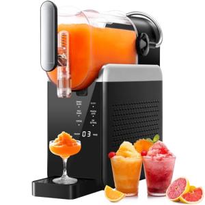 Slushie Machine No Ice Needed - 88oz Slushy Machine for Home, Frozen Drink Maker with 6 Presets Mode, Quick Freeze Margarita Machine, Perfect for Spiked Slush, Milkshake, Coffee and More