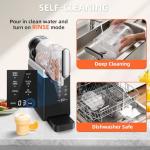 Slushie Machine No Ice Needed - 88oz Slushy Machine for Home, Frozen Drink Maker with 6 Presets Mode, Quick Freeze Margarita Machine, Perfect for Spiked Slush, Milkshake, Coffee and More