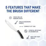 SPARTA Flo-Pac 8-Inch Grout and Crevice Brush