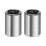 uxcell 2Pcs LM3UU Linear Bearing 3mm Bore 7mm OD 10mm Length Linear Ball Bearings Double Side Rubber Sealed Bearing Steel for CNC Machine 3D Printer Food Packaging Machine
