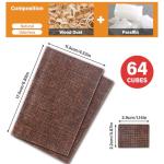 HGD Fire Starter, 64 Mini Square, Natural Fire Starters for BBQ, Campfire, Fireplace, Charcoal, Wood Stove, Chimney, Fire Pit, Grill, Smoker, Indoor Outdoor Use