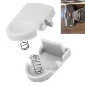 2 Pack 410122001 Lower Hose clip latch Kit Compatible with Hoo-ver 440001655 303832001 Wind-Tunnel, R-ewind, Whole House Series Upright Vacuum Cleaners