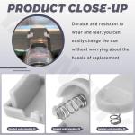 2 Pack 410122001 Lower Hose clip latch Kit Compatible with Hoo-ver 440001655 303832001 Wind-Tunnel, R-ewind, Whole House Series Upright Vacuum Cleaners