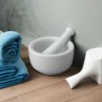 HIC Kitchen Small Mortar and Pestle Set, Fine Porcelain, 2.75-Inch, Spice Herb Grinder, Pill Crusher, Nut Butter Maker