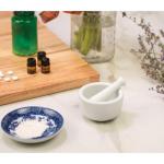 HIC Kitchen Small Mortar and Pestle Set, Fine Porcelain, 2.75-Inch, Spice Herb Grinder, Pill Crusher, Nut Butter Maker