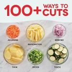 DASH Safe Slice® Mandoline Slicer, Julienne + Dicer for Vegetables, Meal Prep & More with 30+ Presets & Thickness Adjuster - Aqua