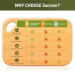 2 Packs Small Bamboo Wood Cutting Board for Kitchen Mini Wooden Charcuterie Boards Lightweight Chopping Board Non Toxic Handheld Serving Board Tiny Chef Set Camping Fruit Lemon Sandwich Cheese Board