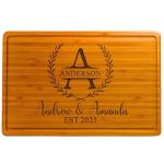 Personalized Cutting Board for Wedding - Engraved Charcuterie Boards,Custom Bridal Shower,Engagement, Anniversary, Bride, Housewarming Gifts, Best Gift Idea for Christmas, Couples