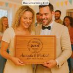 Personalized Cutting Board for Wedding - Engraved Charcuterie Boards,Custom Bridal Shower,Engagement, Anniversary, Bride, Housewarming Gifts, Best Gift Idea for Christmas, Couples