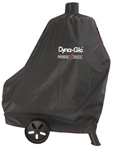 Dyna-Glo DG1382CSC Vertical Offset Charcoal Smoker Grill Cover, Fits Size Up to: 45.5in W x 18.5in D x 48.9in H, Black