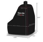 Dyna-Glo DG1382CSC Vertical Offset Charcoal Smoker Grill Cover, Fits Size Up to: 45.5in W x 18.5in D x 48.9in H, Black