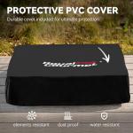 Royal Gourmet PD1301R 3 Burner Tabletop Propane Gas Griddle with Cover, 24 Inch Portable Griddle with 25,500 BTUs Output for Outdoor Cooking While Camping or Tailgating, Red