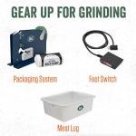 LEM Products BigBite #32 Meat Grinder, 1.5 HP Stainless Steel Electric Meat Grinder Machine, Ideal for Professional Use