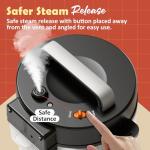 Fullwill Electric Pressure Cooker Uni 6qt, 9-in-1 Multi-Functional Slow Cooker, Rice Cooker, Yogurt Maker, Cake Maker, Sauté Pan, Steamer, Food Warmer, Soup Maker