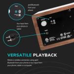 Audioengine All in One A2+ (B2) Portable Wireless Speaker - Audio with Lossless aptX Bluetooth and Analog Audio Input for Phone, Tablet, and Computers