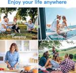 BODEGACOOLER 12 Volt Car Refrigerator,53 Quart Portable Freezer,Dual Zone Car Fridge APP Control,-4℉-68℉ RV Electric Compressor Cooler 12/24V DC 100-240V AC for Outdoor,Camping,Travel,Road Trip