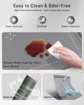 Food Warming Mat - Fast & Full Surface Heating, Silicone Heat Pad with 3 Adjustable Temperature for Buffets Parties, Rollable Electric Warming Tray,Kitchen Heated Plate,Countertop Food Warmer (Gray)