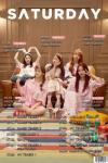 Saturday 'D.B.D.B.DIB' 4th Single Album CD+Booklet+2p PhotoCard+1p Puzzle PhotoCard+Sunday Zone+Message PhotoCard SET+Tracking Kpop Sealed
