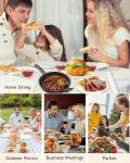Food Warming Mat - Fast & Full Surface Heating, Silicone Heat Pad with 3 Adjustable Temperature for Buffets Parties, Rollable Electric Warming Tray,Kitchen Heated Plate,Countertop Food Warmer (Gray)