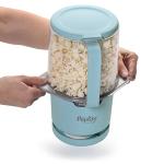 Presto 04811 PopLite My Munch Hot Air Popcorn Popper - Personal Sized, Built-In Serving Bowl, Compact Design, 8 Cups, Blue