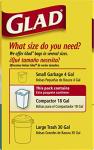 Glad 18 Gallon Kitchen Trash Bags - 4 Count