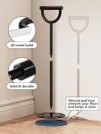 Trash Compactor for Kitchen and Small Outdoor Bins: Garbage Tamper All Metal Lightweight Manual Waste Press Tool, Reduces Trash Volume&Saves Bags/Can Space/Less Disposal Trips/Easy to Use Clean&Store