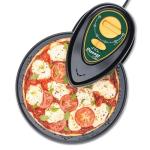 Presto 03434 Pizzaz Plus Rotating Oven - 12-Inch, Countertop Pizza Oven, Nonstick Tray, Top and Bottom Heating Elements, Easy to Clean, Green/Gold