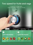 Juicer Machines, Juilist New Generation Juicer Machines Vegetable and Fruit Easy to Clean, Compact Centrifugal Juicer Extractor with 3" Wide Mouth and Anti-Drip, Dual Speeds, Recipe & Brush, 400W