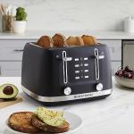 West Bend Toaster 2-Slice Extra-Wide and Deep Slots with 3 Functions and 7 Shade Settings Manual Toast Lift Lever Auto Shut-Off and Removable Crumb Tray, 1500-Watts, Black