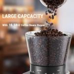 AYCHIRO Coffee Grinder, Electric Conical Burr Grinder with 30 Grind Settings for 2-12 Cups, Adjustable Burr Mill for Home Use