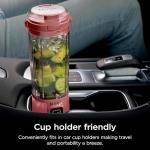 Ninja Blast Portable Blender, Cordless, 18oz. Vessel, Personal Blender for Shakes & Smoothies, BPA Free, Leakproof Lid & Sip Spout, USB-C Rechargeable, Dishwasher Safe Parts, Red Clay, BC151RY