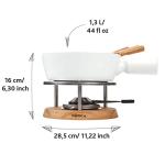 Boska Fondue Set Bianco - for 875 Grams of Melted Cheese - 1,3 L