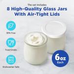 Ultimate Probiotic Yogurt Maker with Adjustable Temperature & Time Control - Make Trillions of Live Probiotics & Get Better Gut Health - ULTIMATE LIFETIME WARRANTY - Wellness Gifts for Men & Women